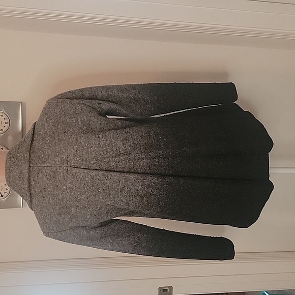 Armani Exchange Ombre Black /Gray Wool Pea Coat, Size S, Excellent Condition - Picture 5 of 15